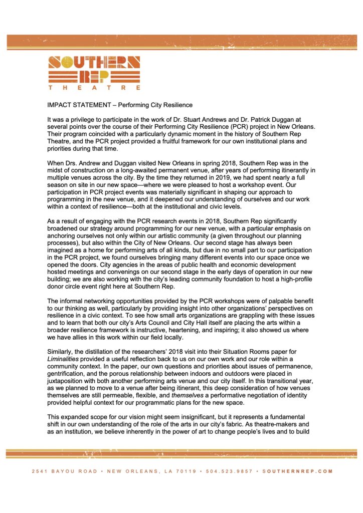 Image of printed letter