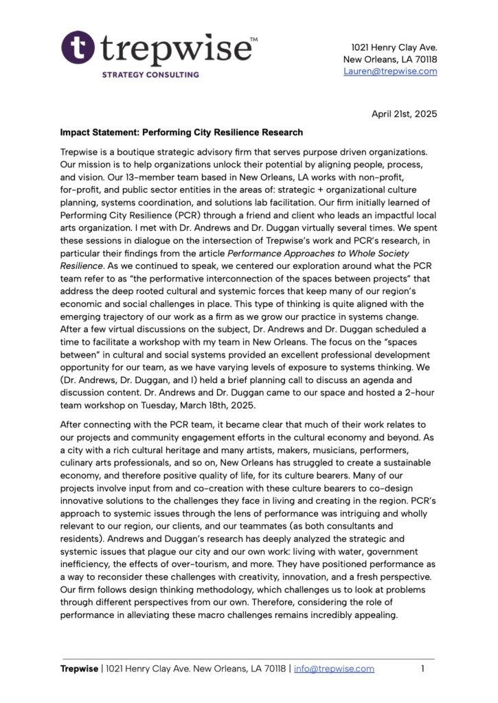 Image of printed letter.